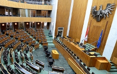 Plenarsaal des Nationalrats im Parlament