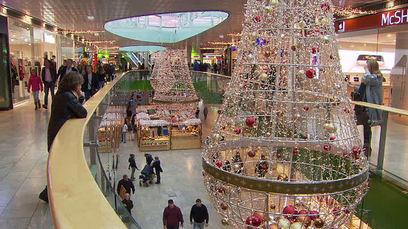 Weihnachtsgeschäft Shopping