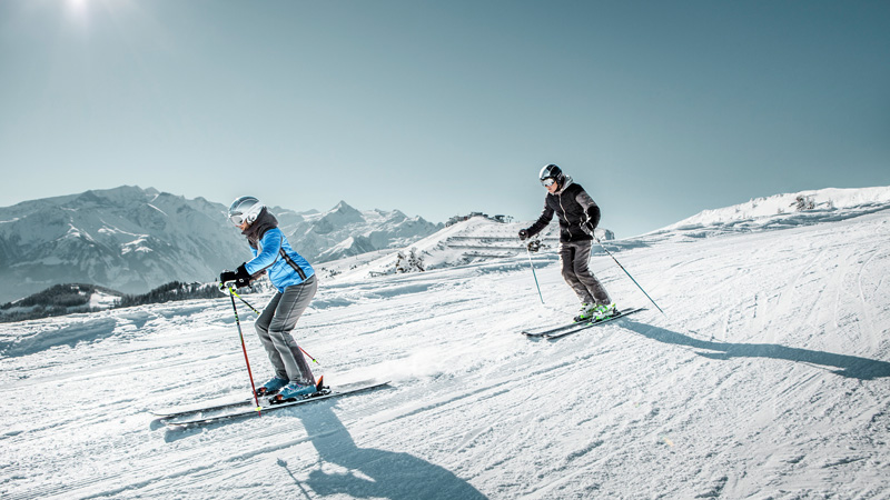 Skifahren auf der Schmitten