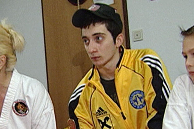 Junadi Sugaipov beim Taekwondo Training