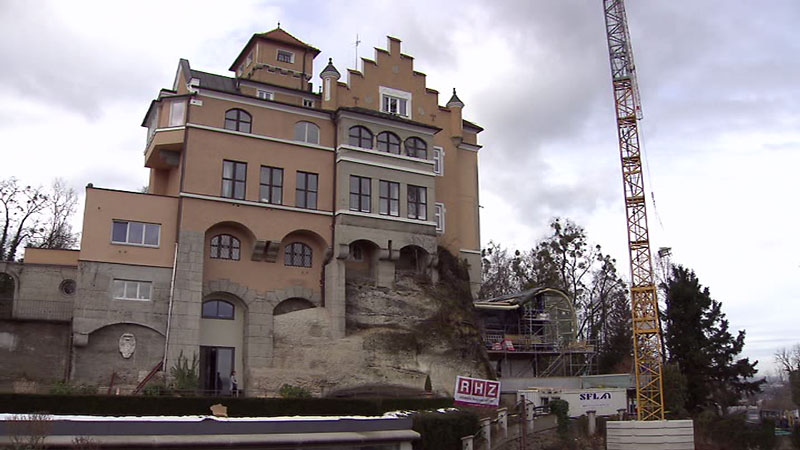 Hotel Schloss Mönchstein; Glaskuppel; moderner Anbau