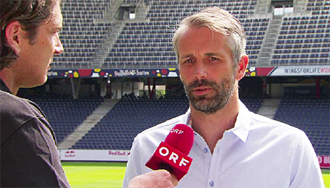 Marco Rose im ORF-Interview mit Christopher Pöhl