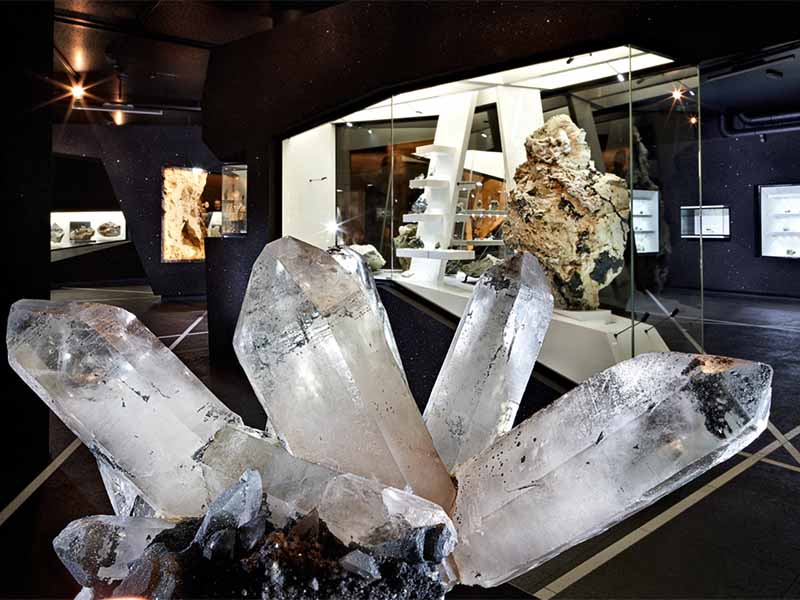 Bergkristall im Museum Bramberg