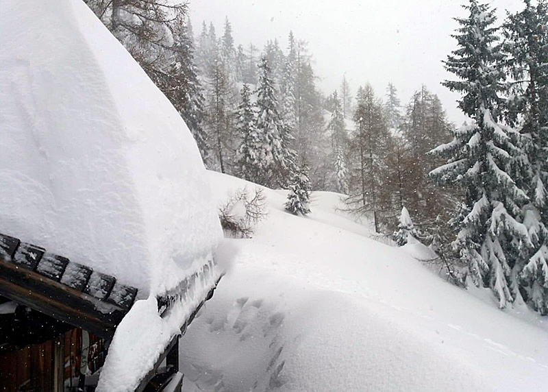 Schnee Abtenau Quehenberghütte Neuschnee Winter