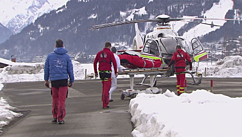 Helikopter Unfallchirurgie Tauernklinikum Zell am See