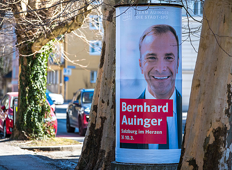 Wahlplakate Bürgermeisterwahl 2019