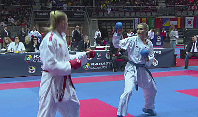 Karate Turnier in der Salzburg Arena, Alisa Buchinger
